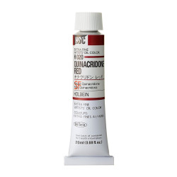 Farba olejna Artists' Oil Color - Holbein - 020, Quinacridone Red, 20 ml