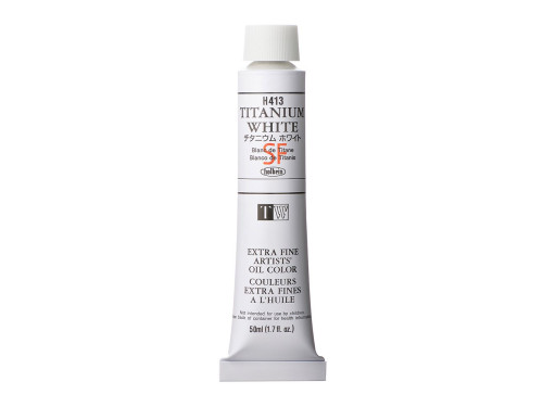 Artists' Oil Color - Holbein - 413, Titanium White, 50 ml