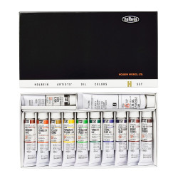 Set of Artists' Oil Colors - Holbein - 12 pcs.