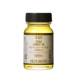 Olej lniany Stand Linseed Oil do farb olejnych - Holbein - 55 ml
