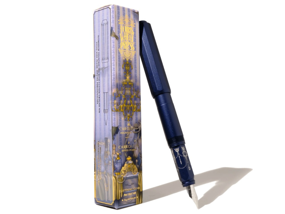 Pióro wieczne Carousel, aluminiowe - Ferris Wheel Press - Glistening Glass, F