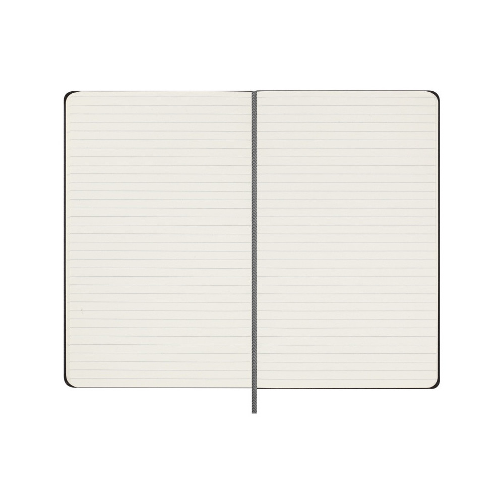 Kalendarz tygodniowy niedatowany - Moleskine - Black, twarda okładka, L