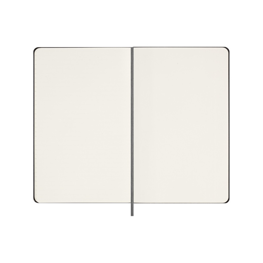 Kalendarz tygodniowy niedatowany - Moleskine - Black, twarda okładka, L