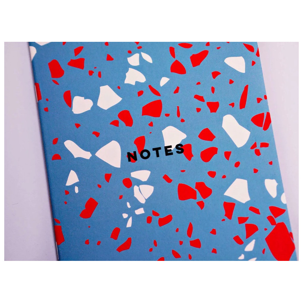 Notebook Blue Terazzo A5 - The Completist. - dotted, softcover, 120 g/m2