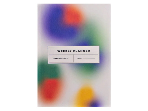 Planer tygodniowy Gradient A5 - The Completist. - 90 g/m2