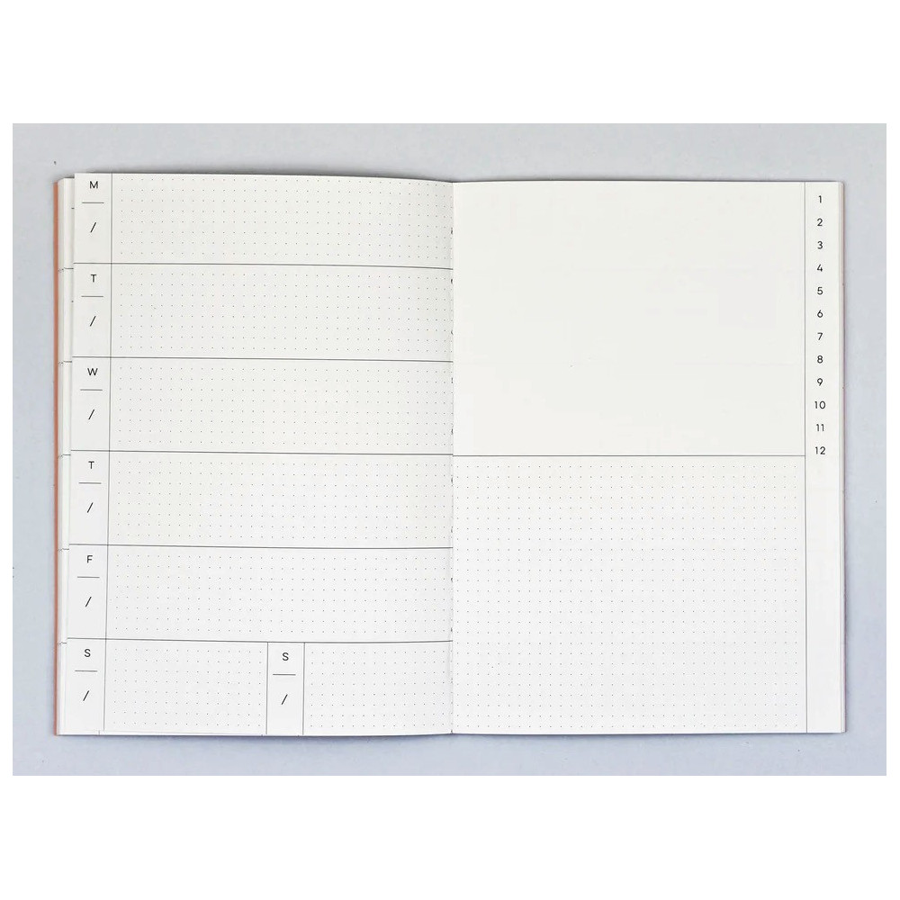 Weekly planner Gradient A5 - The Completist. - 90 g/m2