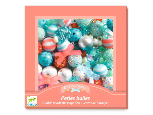 Jewelry making set for kids - Djeco - Bubbles, 400 pcs.