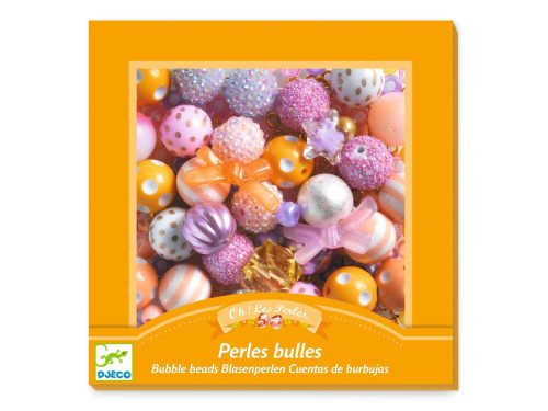 Jewelry making set for kids, Bubbles - Djeco - gold, 400 pcs.
