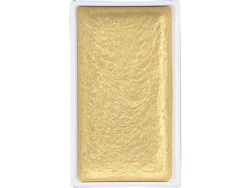 Farba akwarelowa w kostce Gansai Tambi - Kuretake - Light Gold