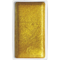 Farba akwarelowa w kostce Gansai Tambi - Kuretake - Yellow Gold