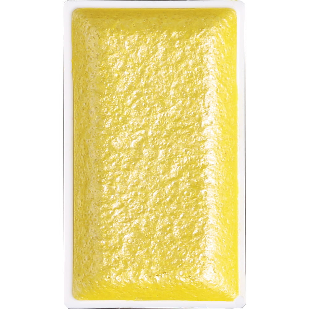 Farba akwarelowa w kostce Gansai Tambi - Kuretake - Pearl Lemon Yellow