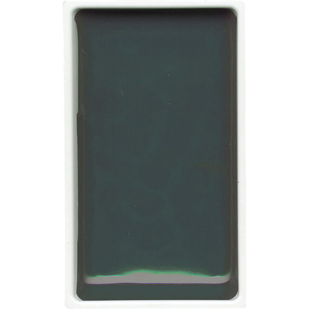 Farba akwarelowa w kostce Gansai Tambi - Kuretake - Shadow Green