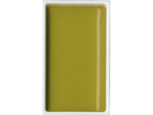 Watercolor paint pan Gansai Tambi - Kuretake - Green Gold