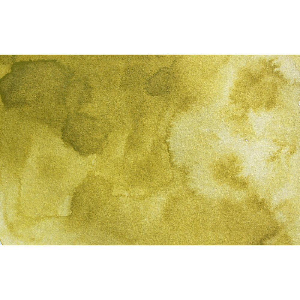 Farba akwarelowa w kostce Gansai Tambi - Kuretake - Green Gold