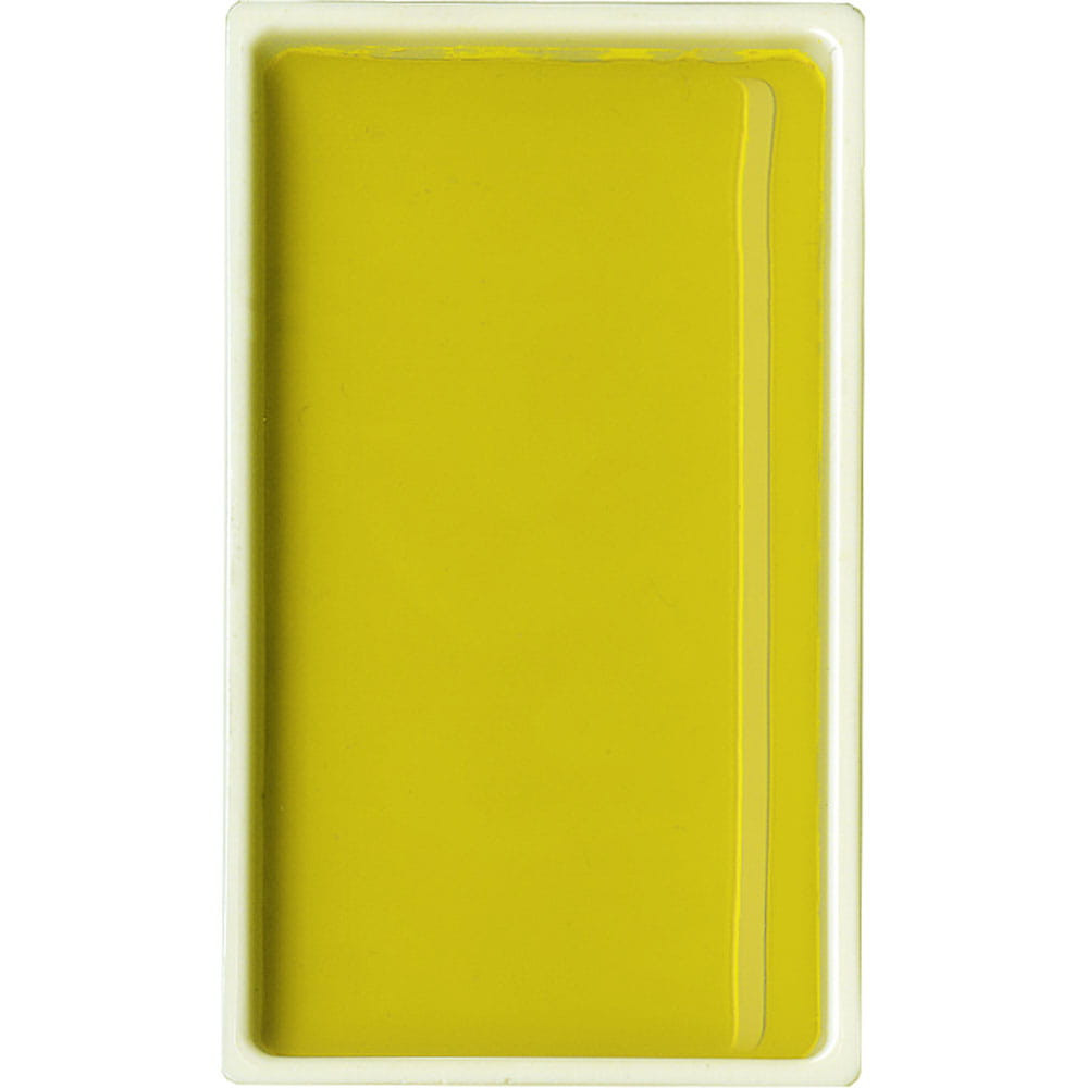 Farba akwarelowa w kostce Gansai Tambi - Kuretake - Saffron Yellow