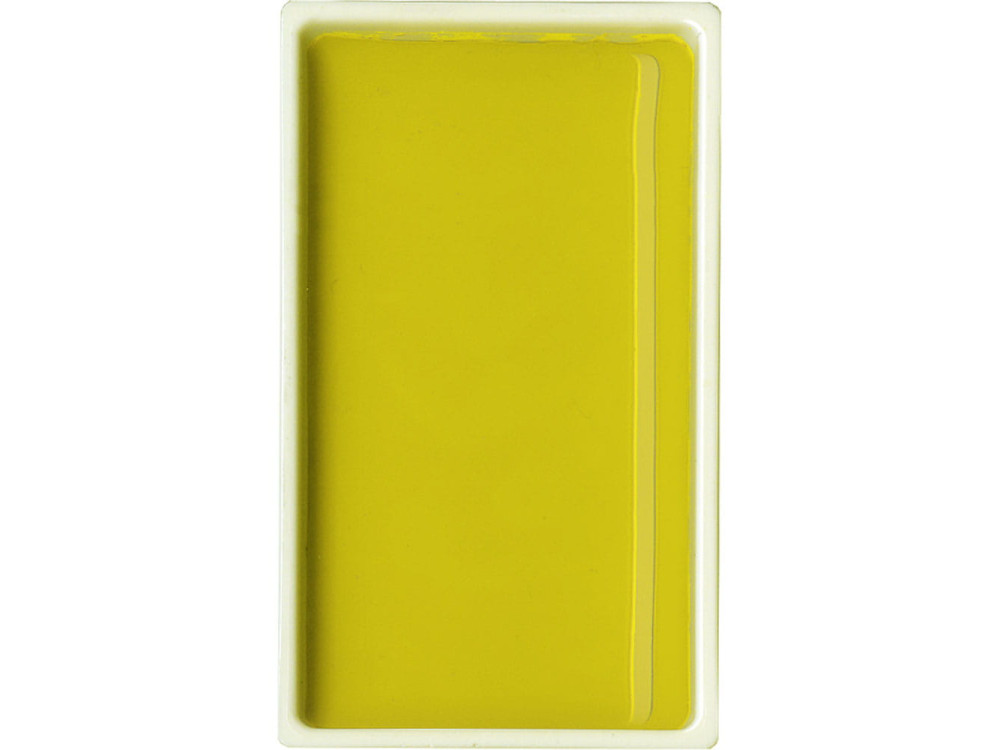 Farba akwarelowa w kostce Gansai Tambi - Kuretake - Saffron Yellow