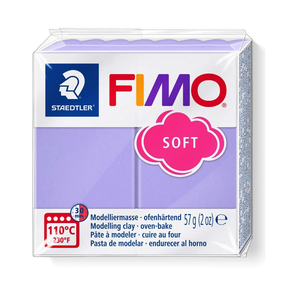 Masa termoutwardzalna Fimo Soft - Staedtler - liliowa, 57 g