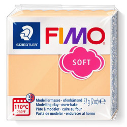 Masa termoutwardzalna Fimo Soft - Staedtler - brzoskwiniowa, 57 g