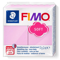 Masa termoutwardzalna Fimo Soft - Staedtler - różowa, 57 g