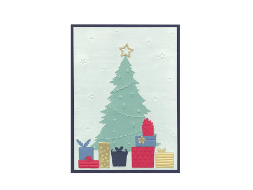 Thinlits cutting dies set - Sizzix - Textured Sparkle Tree, 10 pcs.