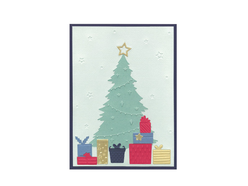 Thinlits cutting dies set - Sizzix - Textured Sparkle Tree, 10 pcs.