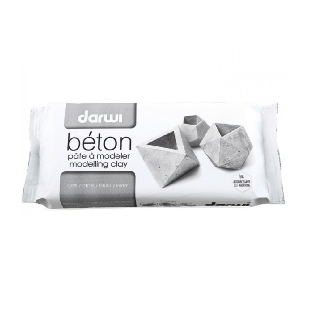 Glinka, masa plastyczna Béton - Darwi - efekt betonu, 1 kg