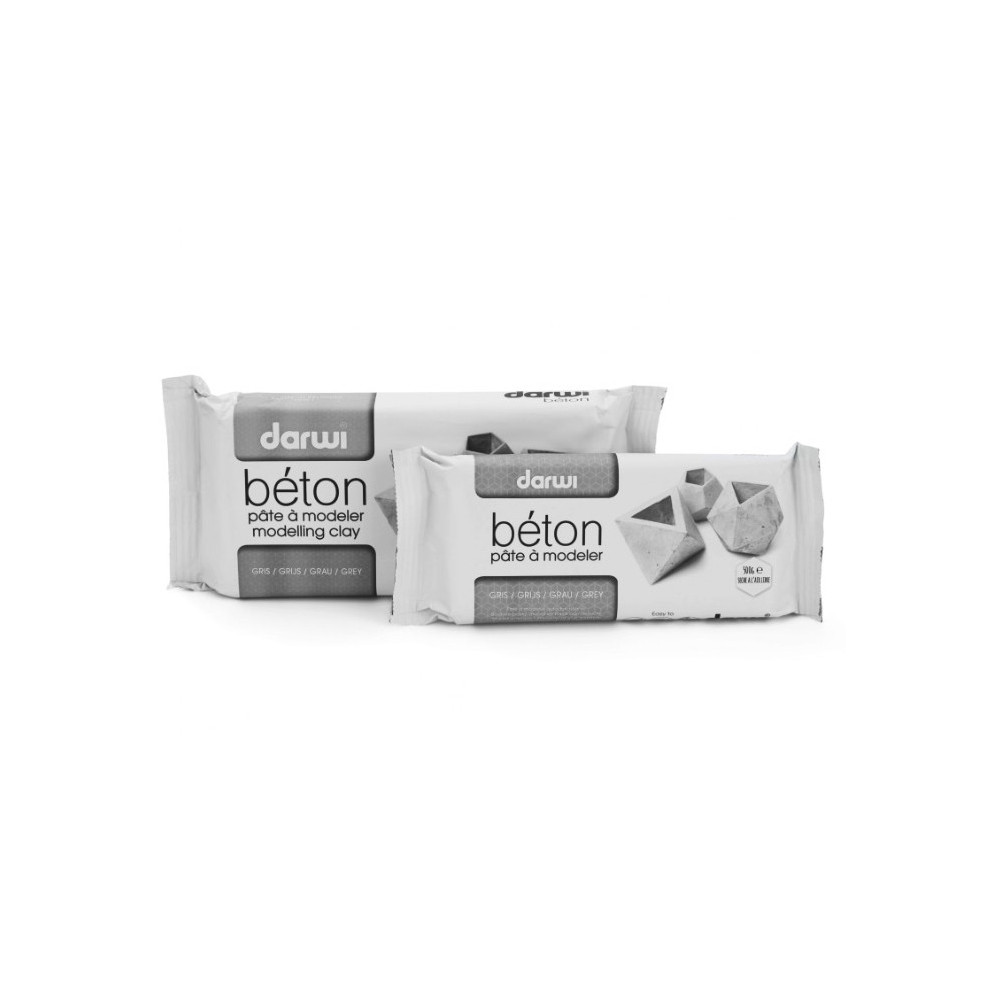Glinka, masa plastyczna Béton - Darwi - efekt betonu, 500 g
