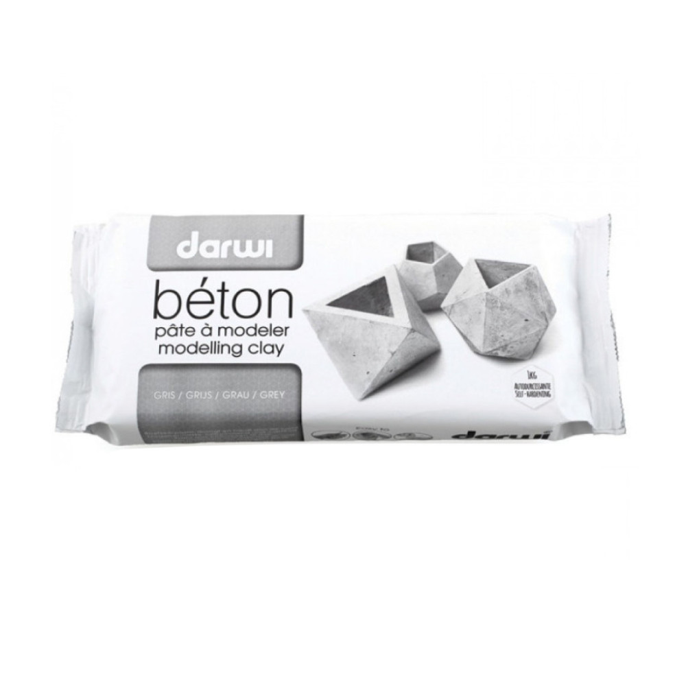 Glinka, masa plastyczna Béton - Darwi - efekt betonu, 500 g