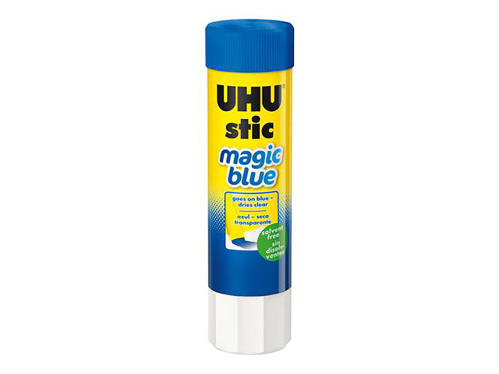 Klej w sztyfcie Magic Blue - UHU - niebieski, 8,2 g