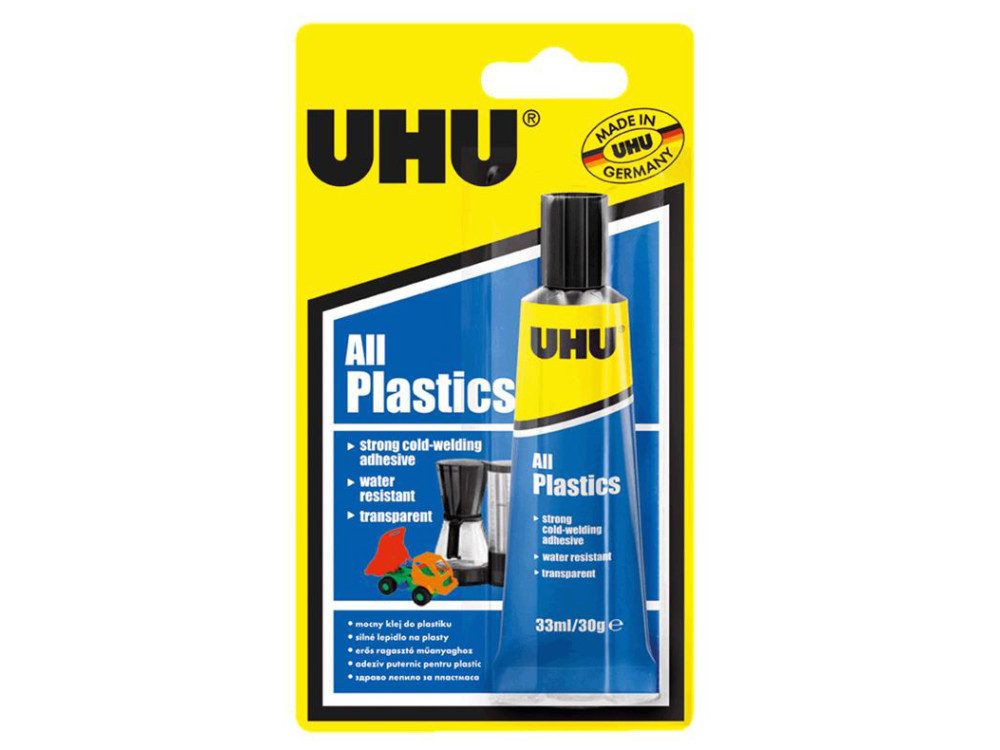 Klej do plastiku w płynie All Plastics - UHU - 33 ml