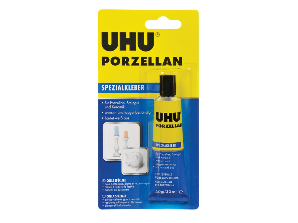 Klej do porcelany w płynie Porzellan - UHU - 33 ml