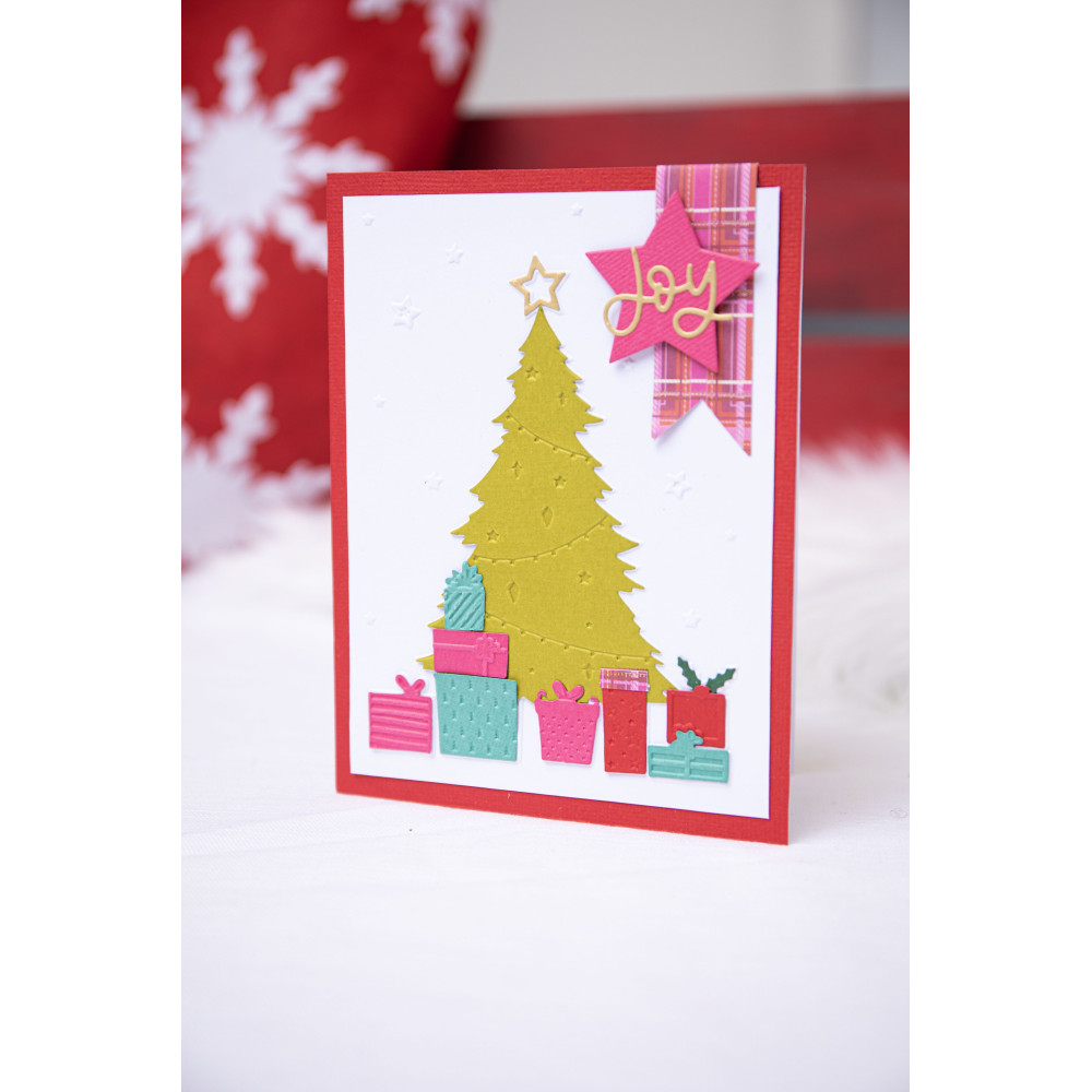Thinlits cutting dies set - Sizzix - Textured Sparkle Tree, 10 pcs.
