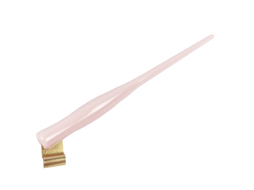Oblique and straight Pen holder - Manuscript - pink