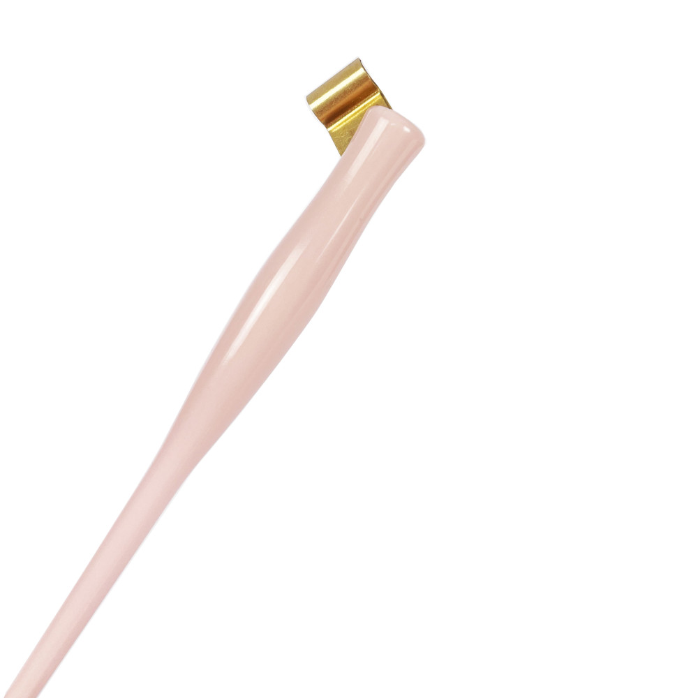 Oblique and straight Pen holder - Manuscript - pink