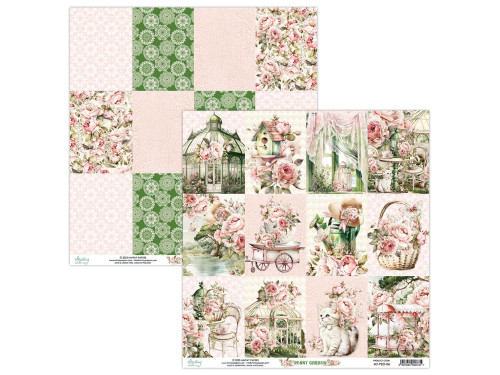 Papier do scrapbookingu 30,5 x 30,5 cm - Mintay - Peony Garden 06