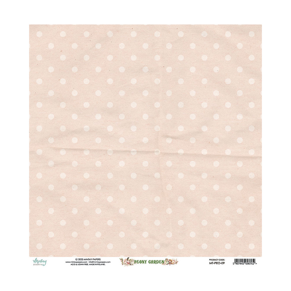 Elementy do wycinania 30,5 x 30,5 cm - Mintay - Peony Garden