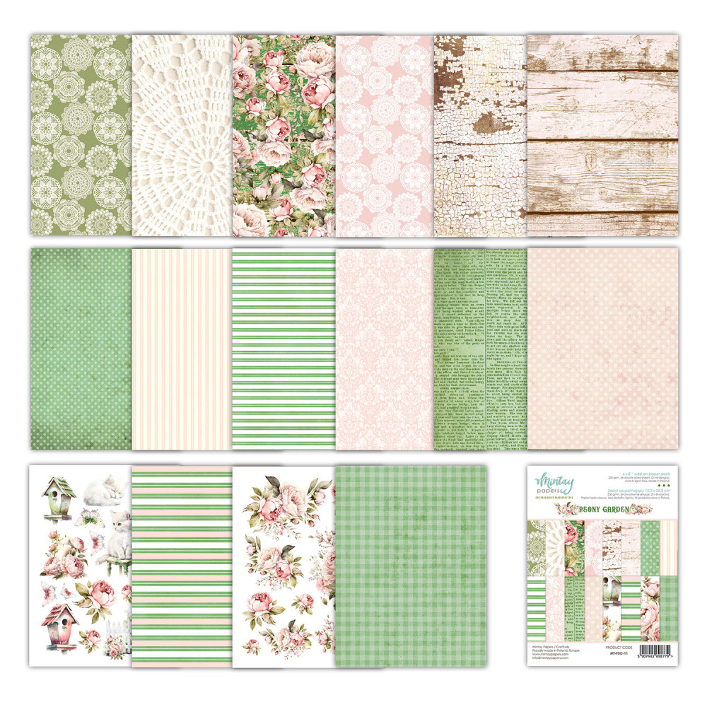 Add-on paper pack - Mintay - Peony Garden