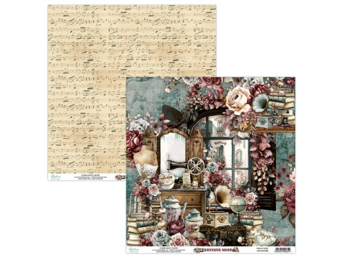 Scrapbooking paper 30,5 x 30,5 cm - Mintay - Antique Shop 03