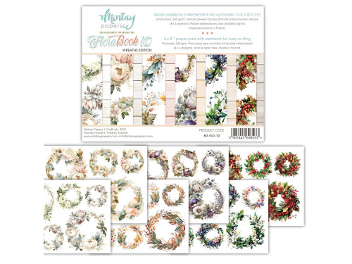 Scrapbooking paper set 15,2 x 20,3 cm - Mintay - Flora Book 10