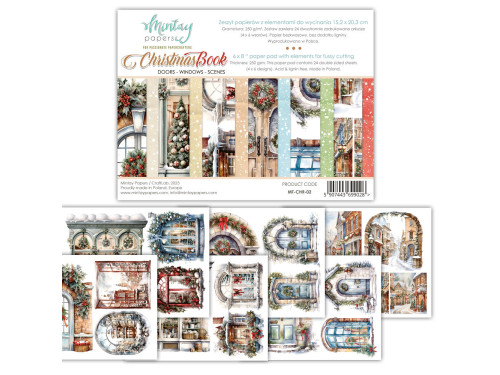 Scrapbooking paper set 15,2 x 20,3 cm - Mintay - Christmas 02