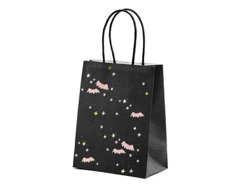 Gift paper bag, Bats - 8 x 14 x 18 cm