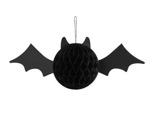 Bat honeycomb - black, 17 x 45 cm