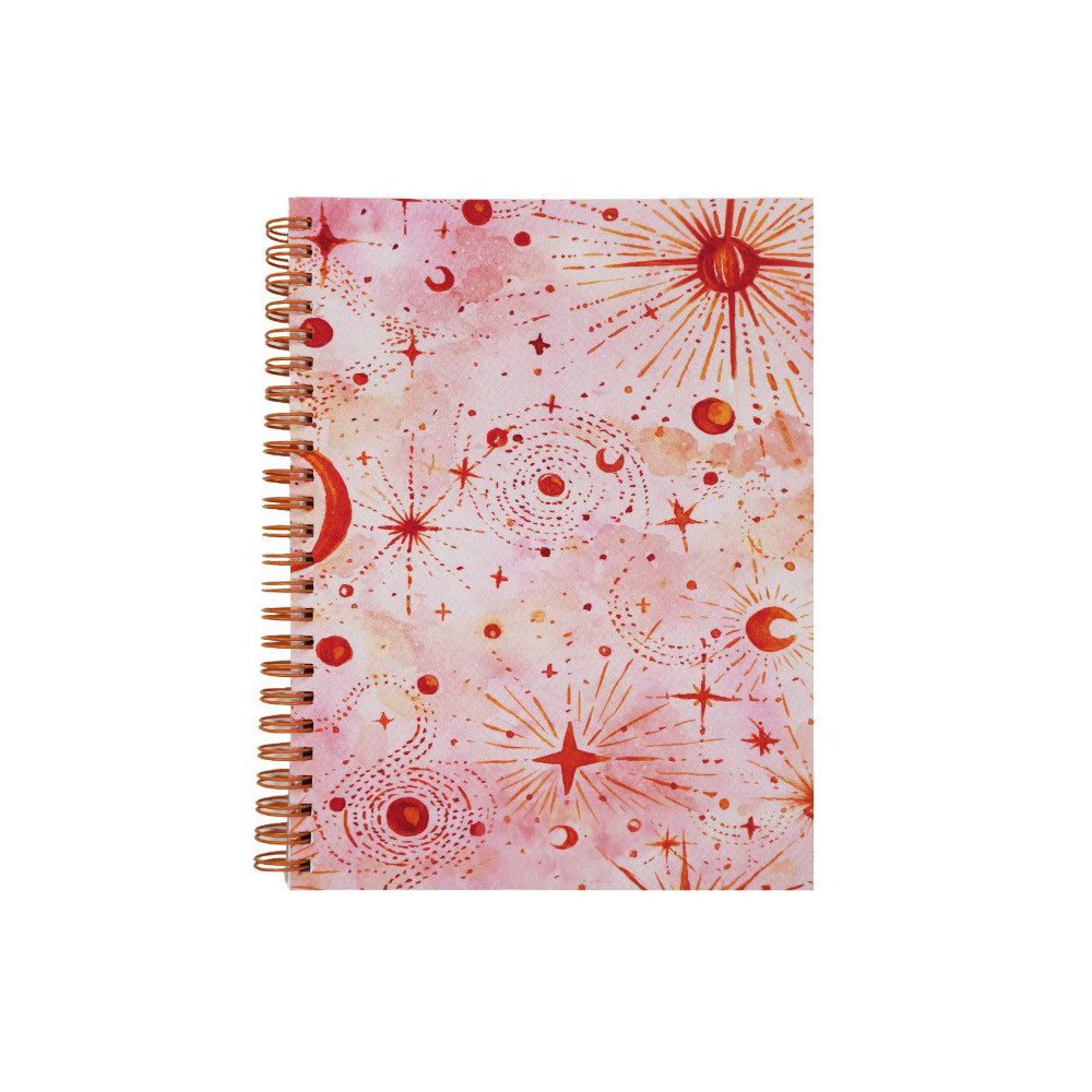 Spiral Notebook Mystical A5 - Devangari - dotted, softcover, 120 g/m2