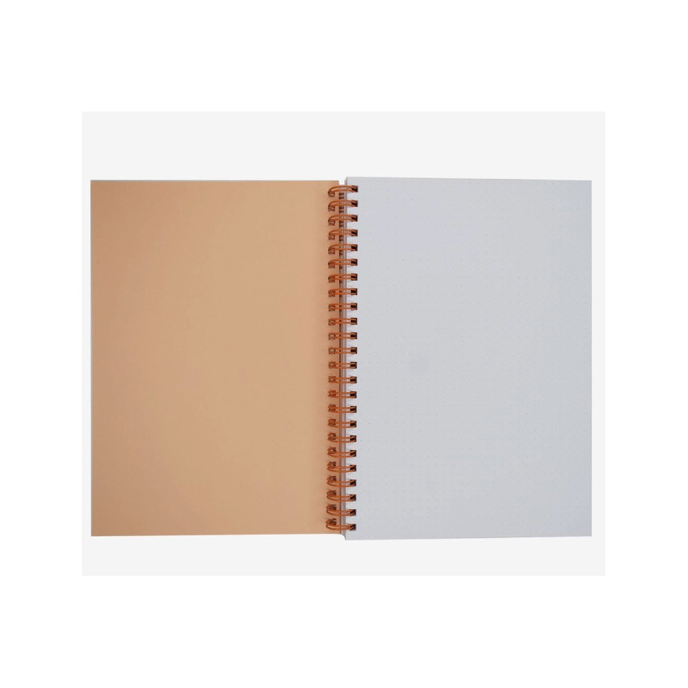 Spiral Notebook Mystical A5 - Devangari - dotted, softcover, 120 g/m2