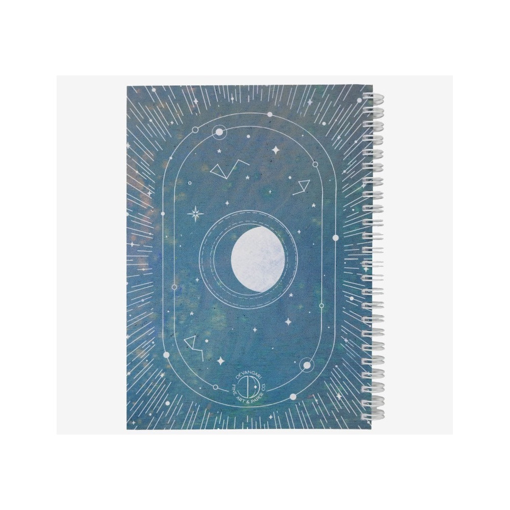 Spiral Notebook Celestial A5 - Devangari - dotted, softcover, 120 g/m2
