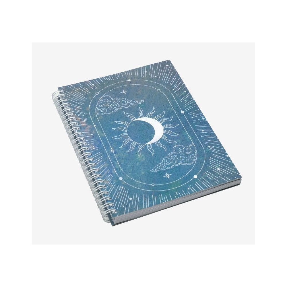 Spiral Notebook Celestial A5 - Devangari - dotted, softcover, 120 g/m2