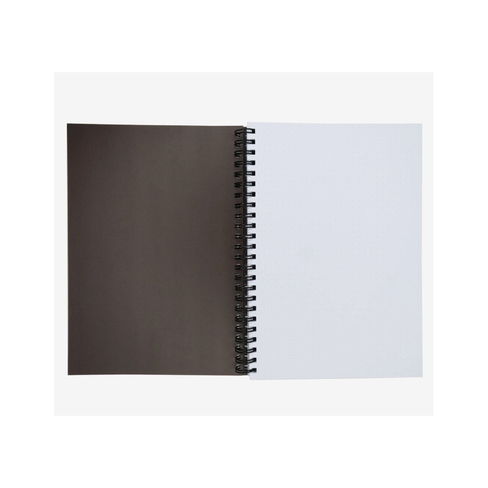 Spiral Notebook Vintage Poem A5 - Devangari - dotted, softcover, 120 g/m2