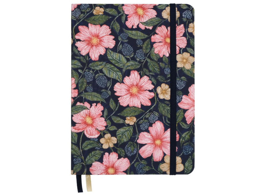 Notebook Enchanted Garden B5 - Devangari - dotted, softcover, 120 g/m2