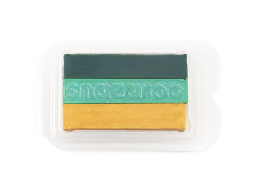 Split cake face paint kit - Snazaroo - Jungle Row, 3 pcs.