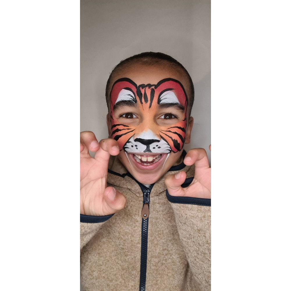 Kredki do malowania twarzy - Snazaroo - Tiger, 3 szt.